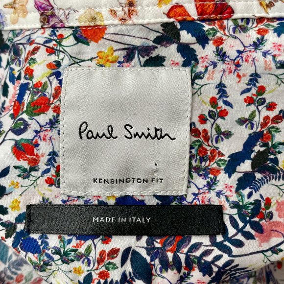 NEW Women's Paul Smith Cotton Kensington Shirt, Multicolour Floral, Size 40 (S) - Picture 8 of 10